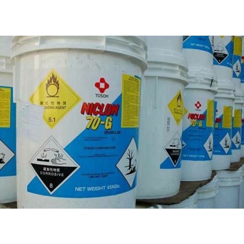 Niclon Chlorine Granules Made In Japan 70 45kg per drum Shopee