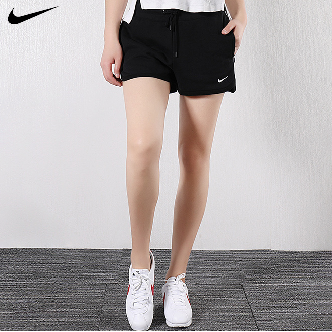 nike sweatpant shorts womens