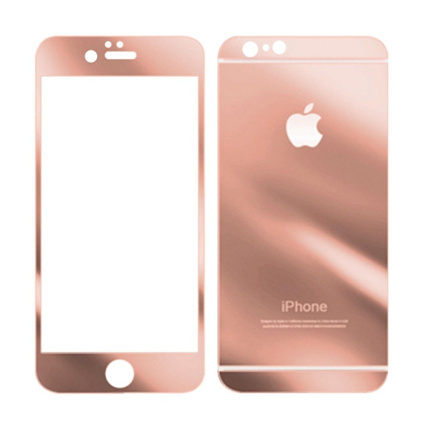 Iphone 7 7 Plus Front Back Tempered Glass Rose Pink Shopee Philippines