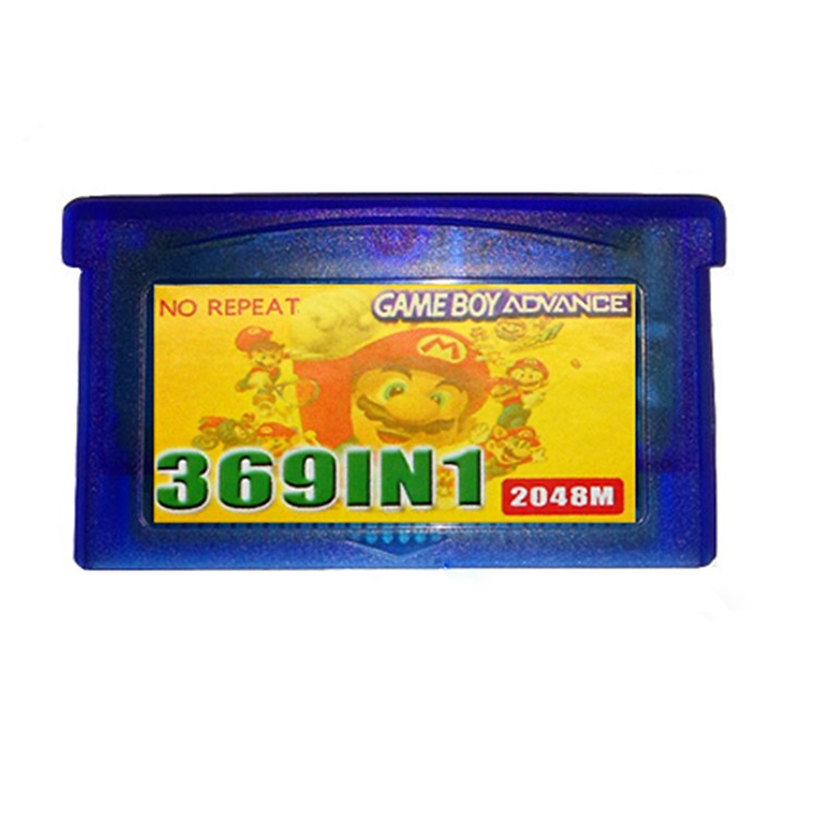 369 In1 Games Multicart Cartridge For Nintendo Gba Gba Sp Nds Ndsl Shopee Philippines
