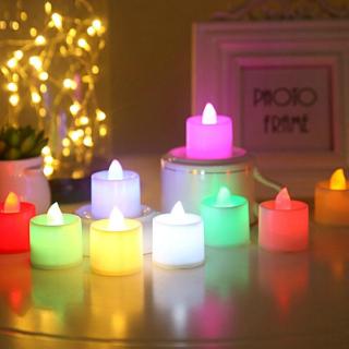 #Growfonder#1 PC Creative LED Candle Multicolor Lamp/ Simulation Color Flame  Light for Home Wedding Birthday Decoration #1