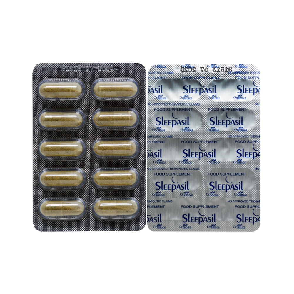 SLEEPASIL Melatonin; Chamomile And Valerian Root 1 Capsule Shopee