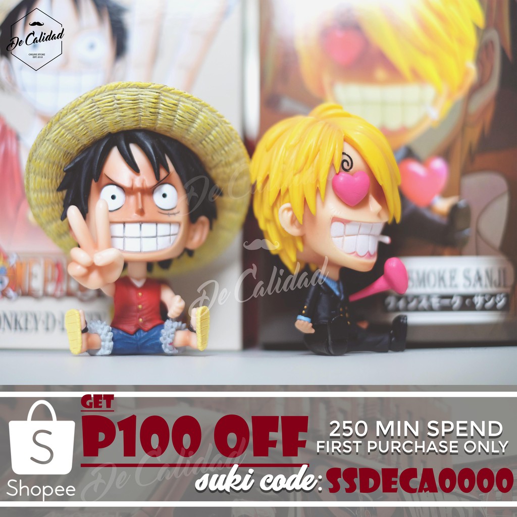 One Piece Kid Figure Monkey D Luffy Sanji Action Figure Shopee Philippines