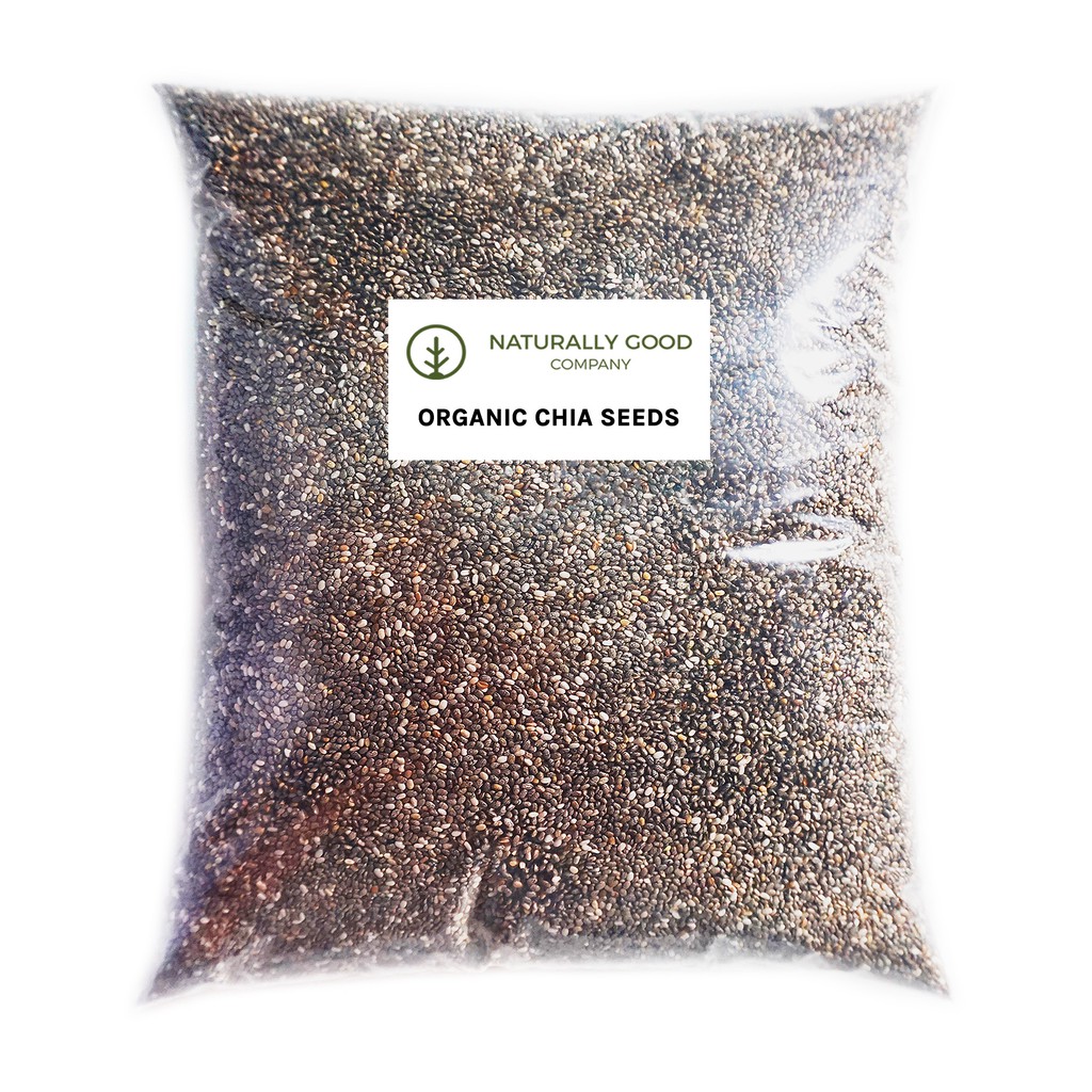 Organic Black Chia Seeds (1 kg wholesale pack) Shopee