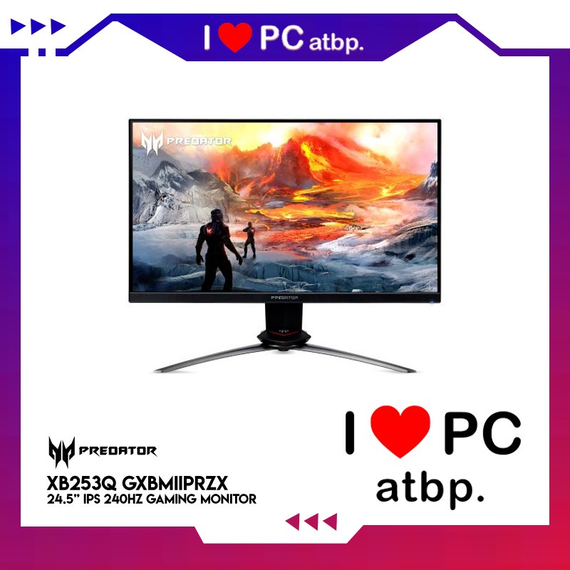 Acer Predator 24 5 Ips 240hz Gaming Monitor Xb253q Gxbmiiprzx Gsync Dp Hdmi Shopee Philippines