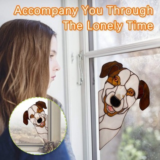 3Pcs Window Wall Stickers Funny Cute Pet Dog Stickers, Personality #3