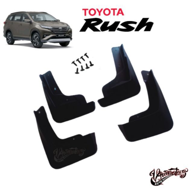 toyota rush mudguard