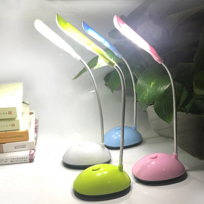 LED Table Lamp Battery Power Foldable 