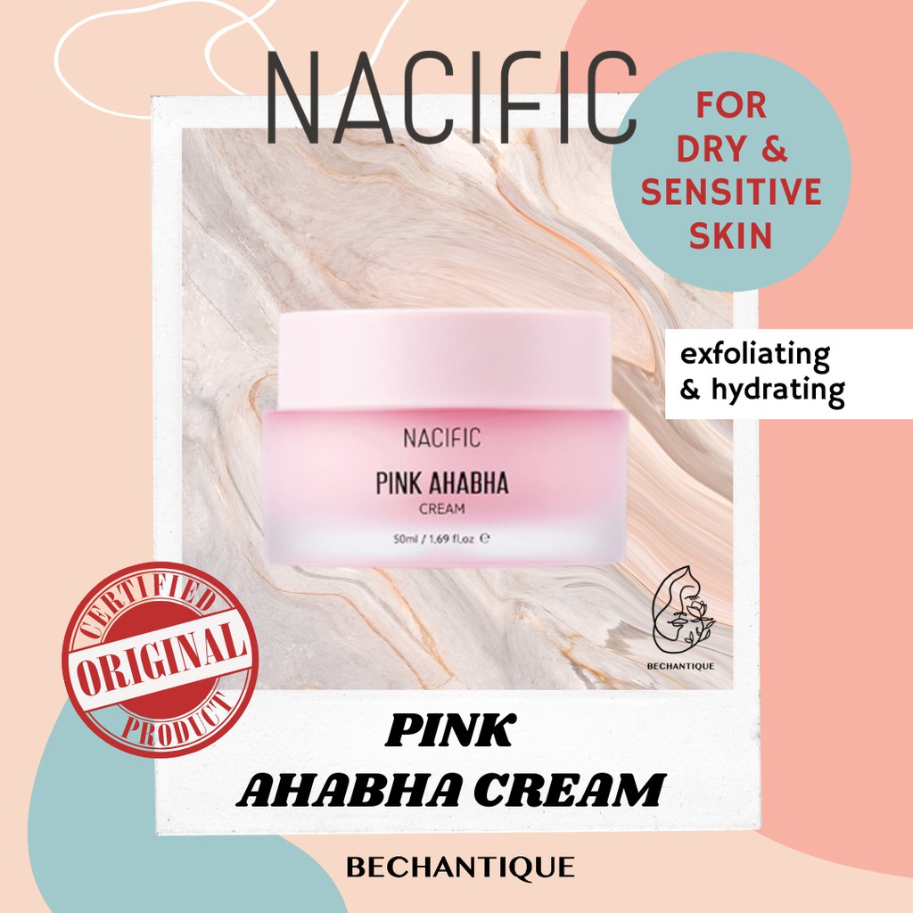 Original Nacific Pink Ahabha Cream 50ml / Aha Bha Cream Moisturizer ...