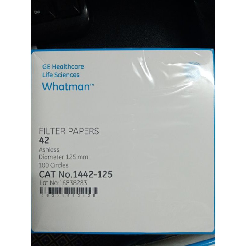 1 box Filter Paper No. 42 Whatman Shopee Philippines