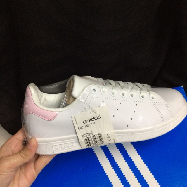 stan smith white pink