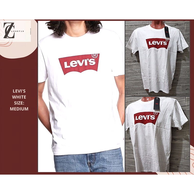 T-shirt Short sleeves Original Levi's Basic Batwing logo for Men | Shopee  Philippines