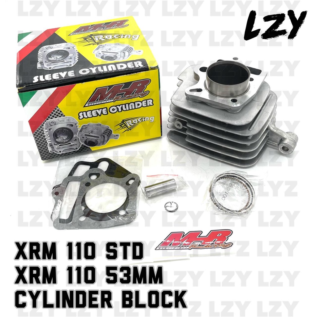 Honda XRM 110 STD Standard / 53mm Cylinder Block Shopee Philippines