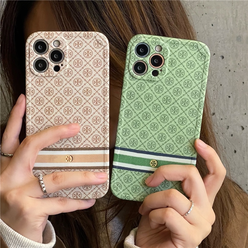 USA Tory Burch Phone Case Compatible For iPhone 11 12 13 Pro Max Soft IMD  Silicone Shockproof Protect Back Cover Compatible For iPhone 7 8 Plus X XS  MAX XR | Shopee Philippines