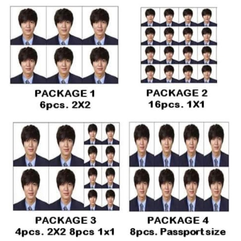ID picture print (1x1 , 2x2, and Passport size) | Shopee Philippines