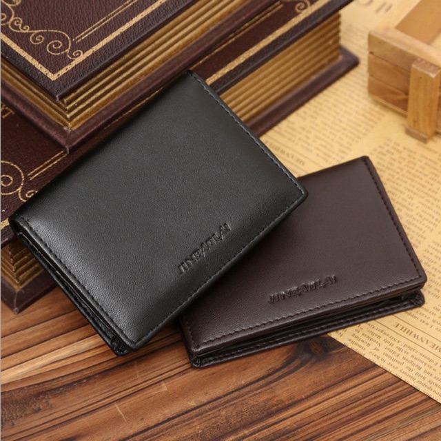 mens leather credit card holder