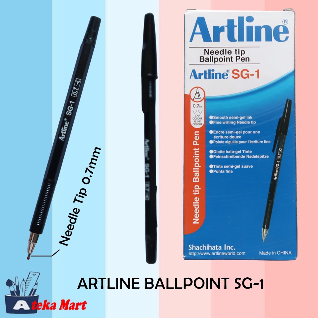 (BOX / 12pcs) ARTLINE BALLPEN SG-1 | Shopee Philippines