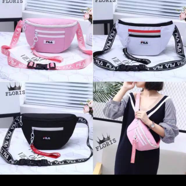 waist bag fila pink