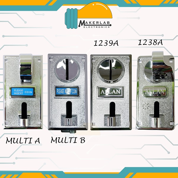 Calibrated ALLAN Universal Coin Slot Coinslot with Anti Hooking 1238A 1239A Piso WiFi Vendo