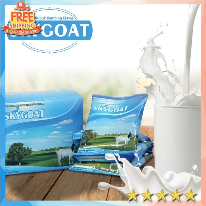 Etawa Milk Sky Goat 2 Boxes / 20 Sachets Full Cream Goat Milk Powder