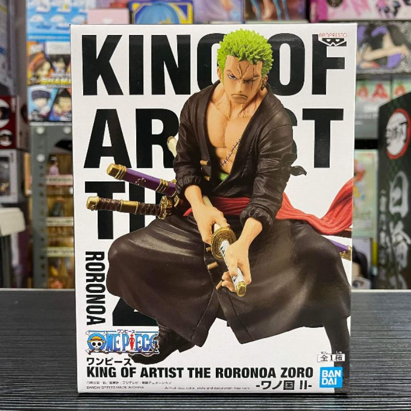 Misb Banpresto King Of Artist Koa One Piece Roronoa Zoro Wanokuni 2 Shopee Philippines
