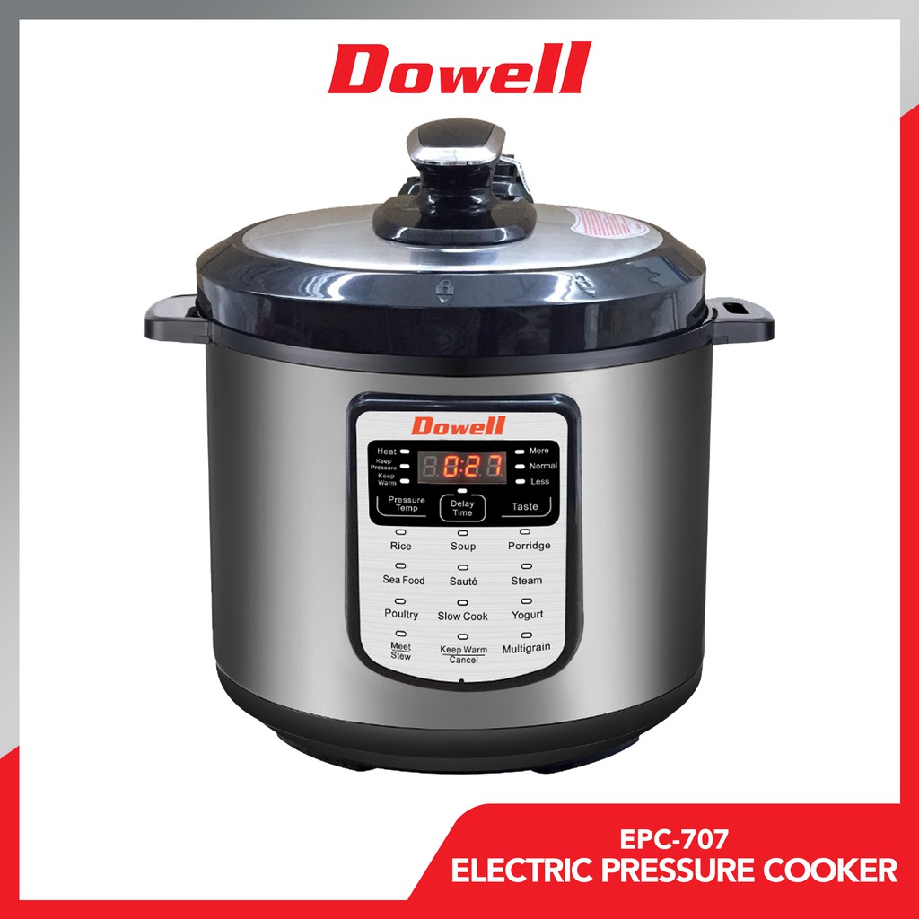 Dowell EPC707 6in1 Multi cooker with 12 Cooking Programs Electric