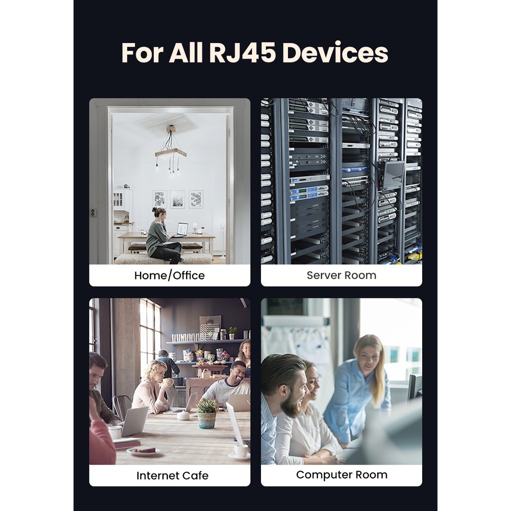 UGREEN Ethernet Cable CAT8 40Gbps 2000MHz CAT 8 Networking Nylon Braided Internet Lan Cord for Laptops PS 4 Router RJ45 Cable - Image 6