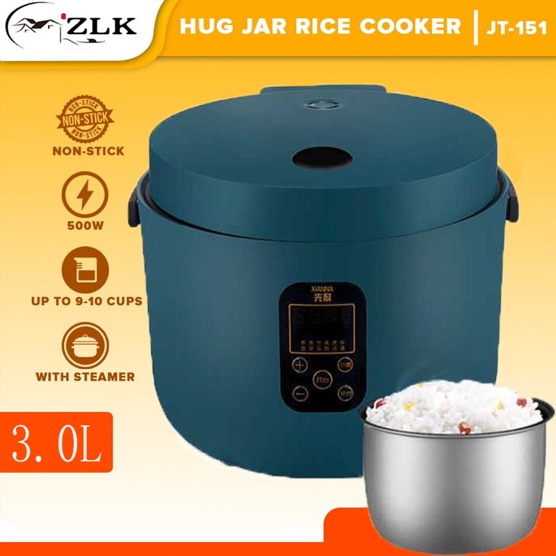 HUG 0.6 Liter Rice Cooker with Steamer and Spatula RC101Z Shopee Philippines
