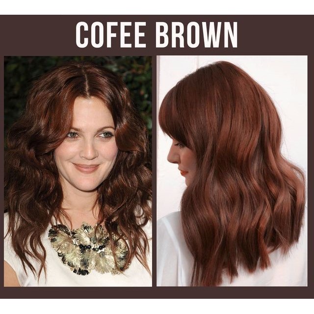 Coffee Brown Non Bleach Permanent Hair Color (Set) | Shopee Philippines