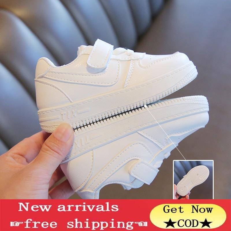 SENMA White Shoes For Kids Boys Girls Fashion Rubber Shoes Korean Baby