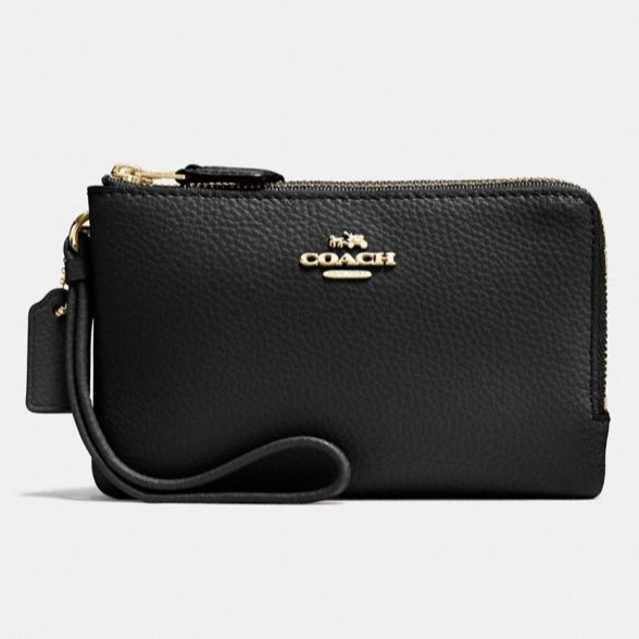 COACH Double Corner Zip Wristlet F87590 | Shopee Philippines