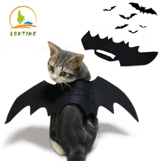 LONTIME Cute Cat Wings Accessories Pet Clothes Cat Costume Bat Wings Cat Vest Demon Pet Supply Dog Wings Halloween Decorations