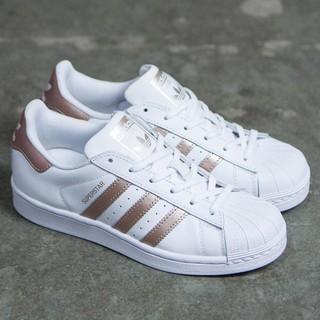 adidas women's superstar shoes rose gold