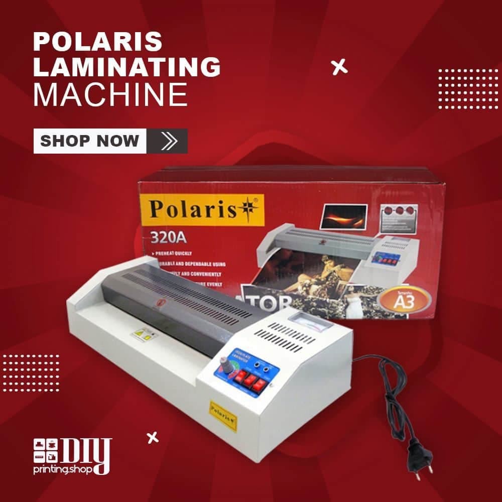 Laminator Heavy duty laminating Machine for A3 A4 Size Polaris + Free