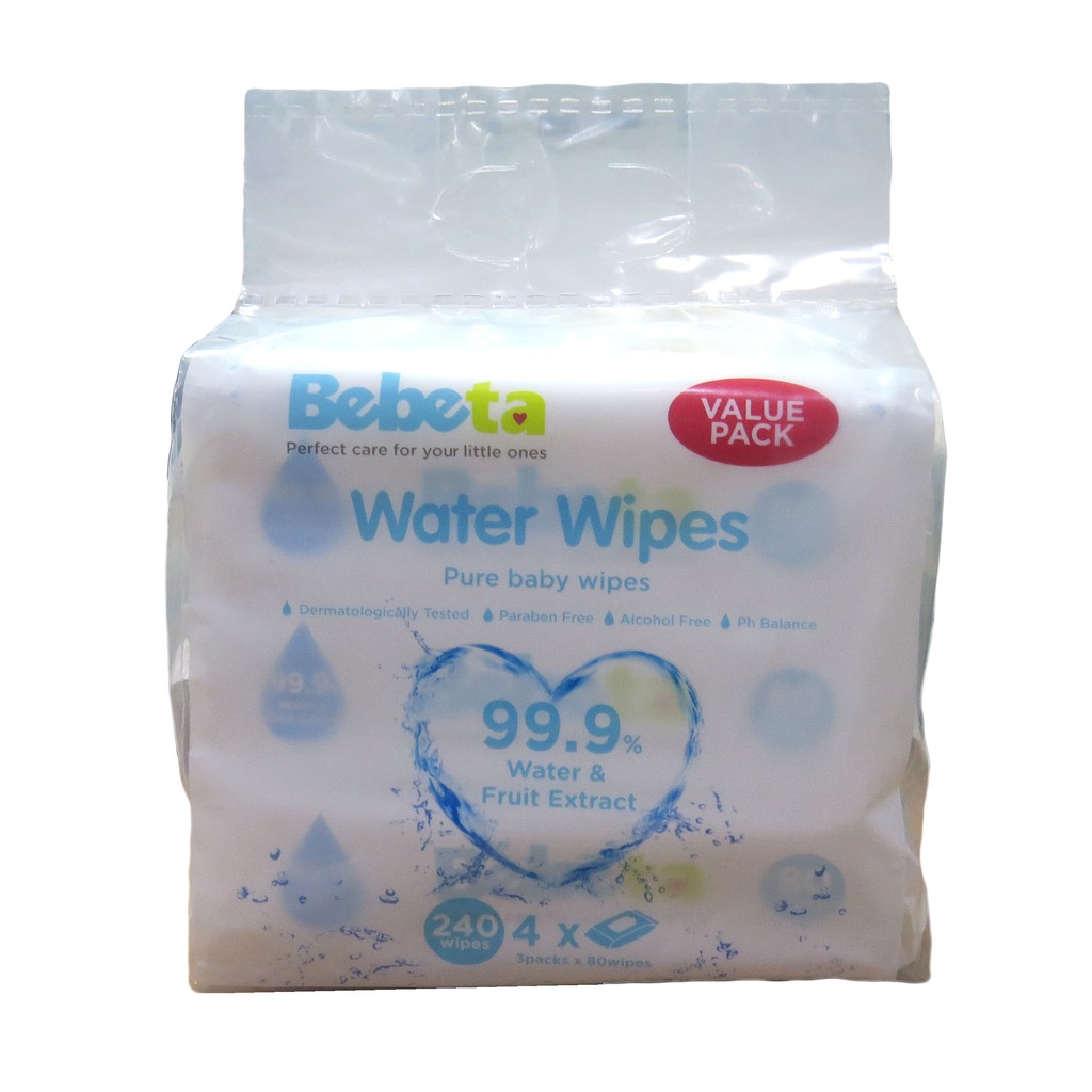99.9 water baby wipes