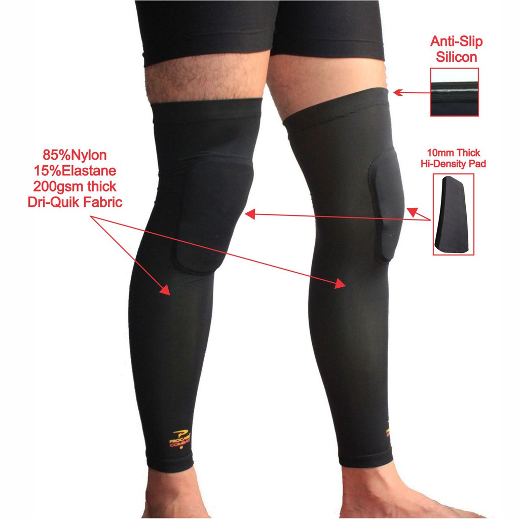 CS33 Compression Knee Padded Leg Sleeves Shopee Philippines