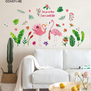 Cch Fresh Flamingo Removable Self Adhesive Decal Wallpaper - somekids decal roblox