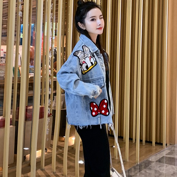 donald duck denim jacket