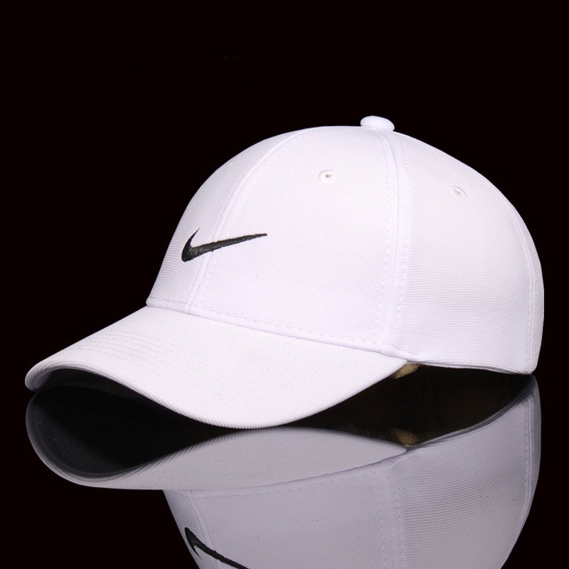 white nike fitted hat