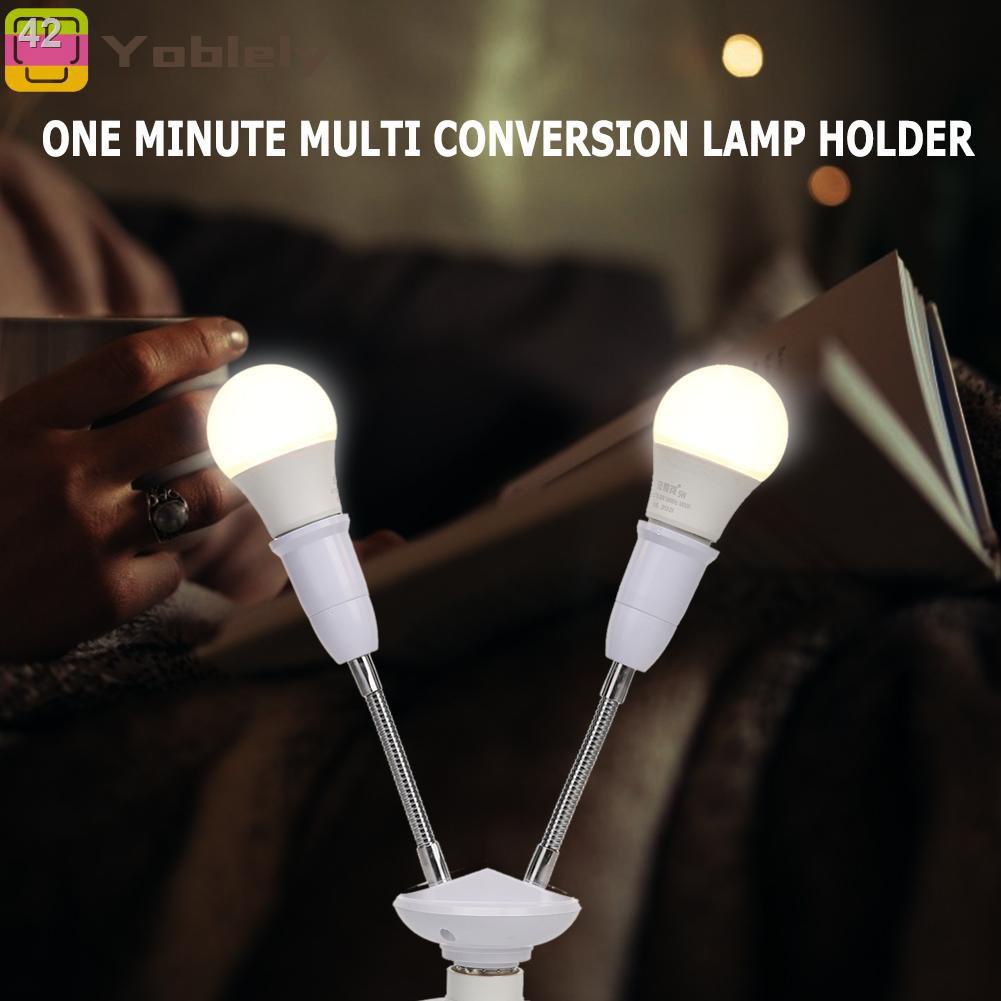 light bulb lamp holder with rotary switch