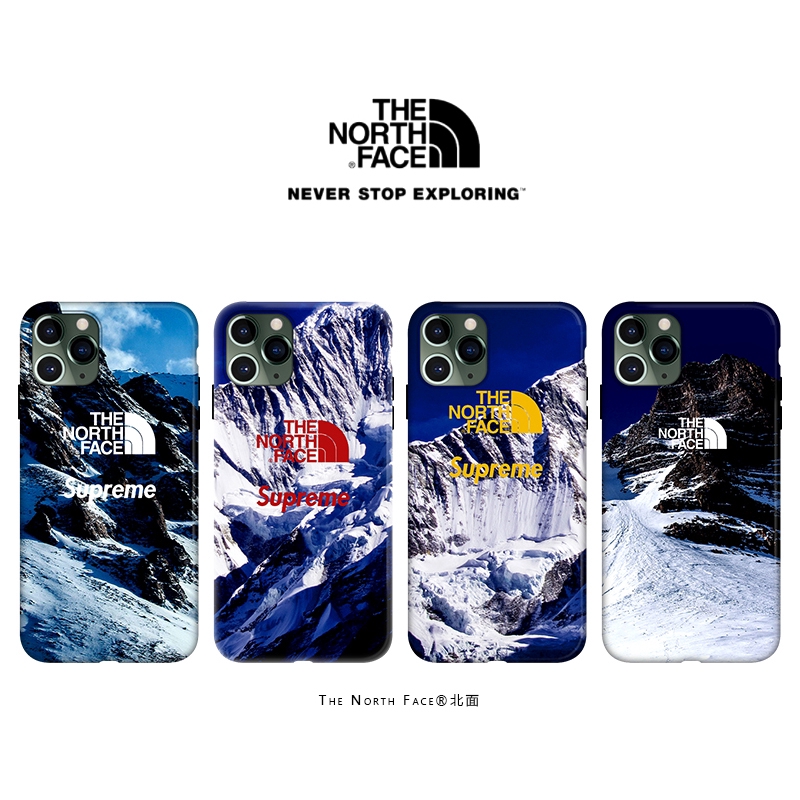 supreme north face phone case