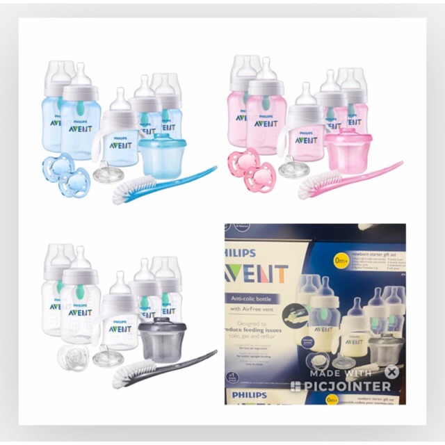 avent anti colic bottle set