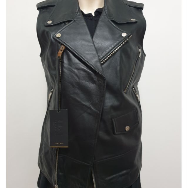 zara man sleeveless jacket
