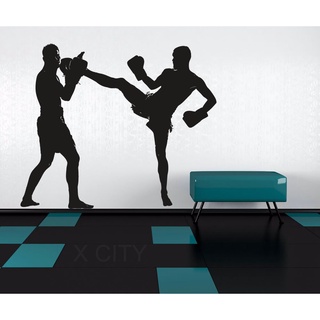 Wall Sticker Boxing Fight Club MMA Fighters Men's Sports Gym Fitness Boxing Martial Arts Boxer Punch Vinyl Decal Poster #4