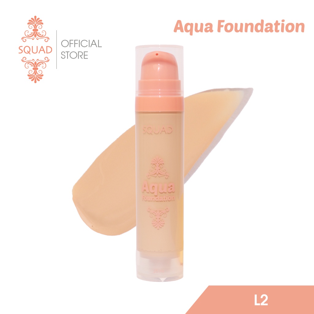 squad cosmetics aqua foundation