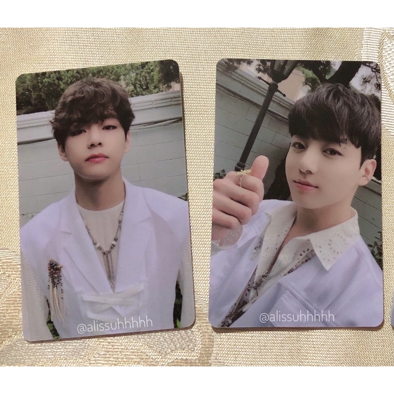 BTS BUTTER LUCKY DRAW JUNGKOOK & TAEHYUNG (POWERSTATION) Shopee