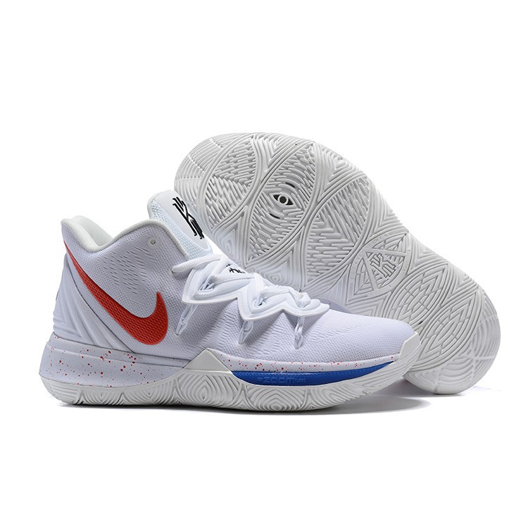 Siap Nike Kyrie 5 Wolf Gray White Lime Blast For Basketball