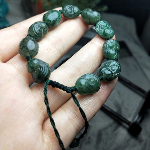 jade monkey bracelet