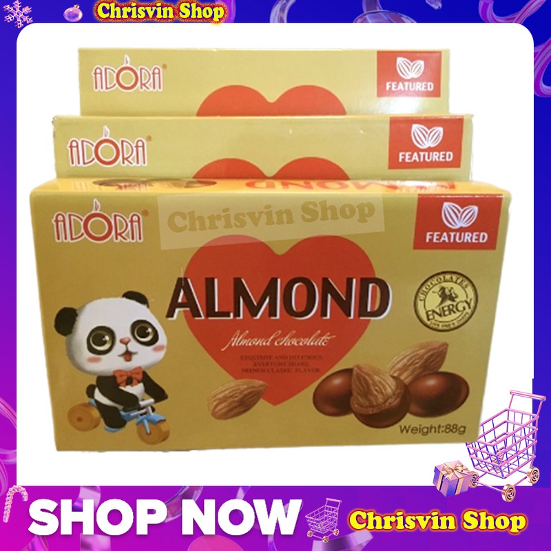 Adora Almond Chocolate 88gms. Shopee Philippines