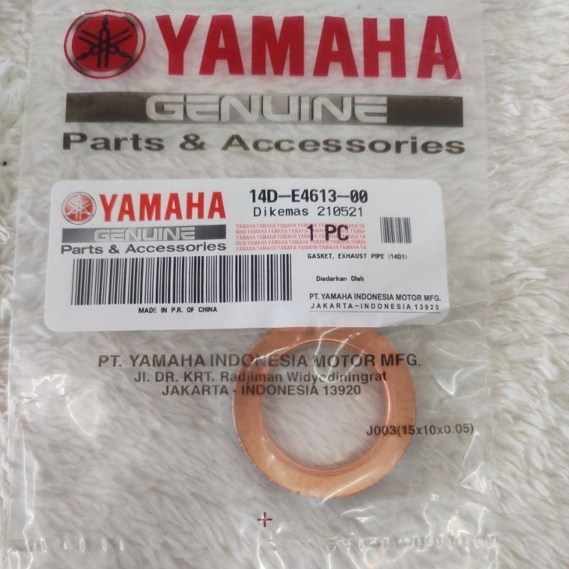 Yamaha original MiO sporty exhaust pipe gasket 14de461300 presyo ₱185